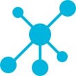 Decorative network icon